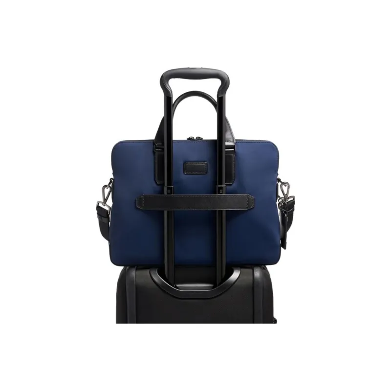 TUMI Briefcase Shoulder Bag Crossbody Bag Handbag Men's Blue-4