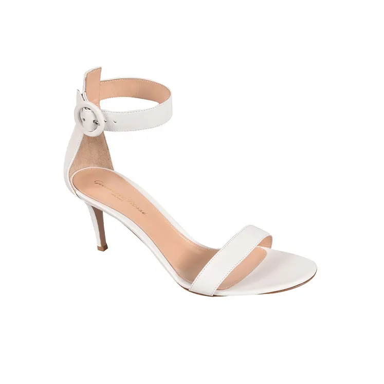 GIANVITO ROSSI Portofino One Strap Sandals Women's White-2