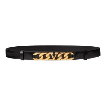 Valentino Vlogo Signature Chain Belt Buckle Women's Width: 2cm