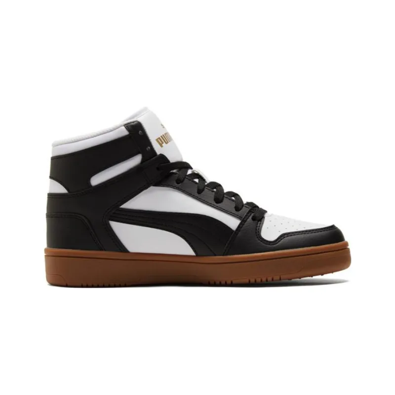 PUMA Rebound LayUp 'White Black Gum'-1