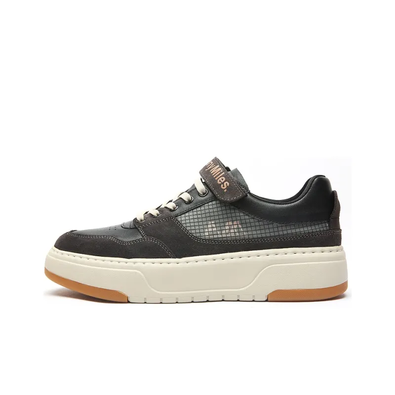 Anthony Miles Skateboard Shoes Men Low Top Black-0