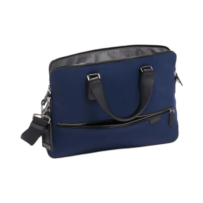 TUMI Briefcase Shoulder Bag Crossbody Bag Handbag Men's Blue-1