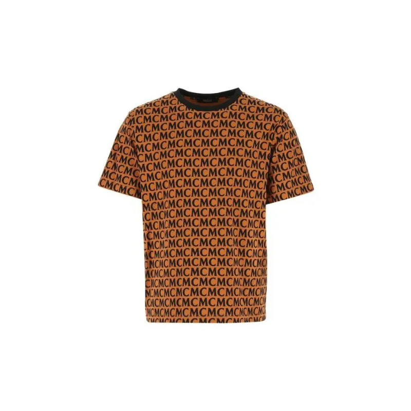 MCM Monogram Print T shirt-0