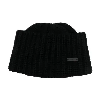SAINT LAURENT Logo Patch Beanie