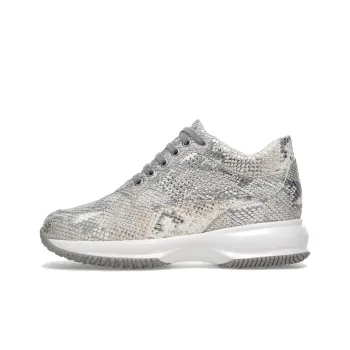 HOGAN Interactive Sports Casual Shoes Women's Silver Gray