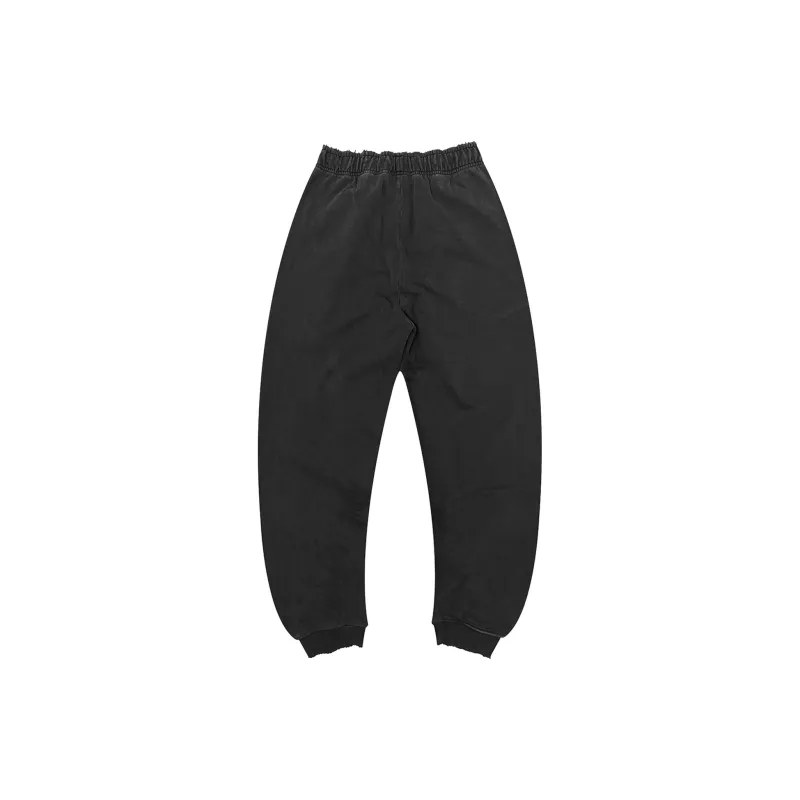 False Perception Sweatpants Unisex Washed Black-1