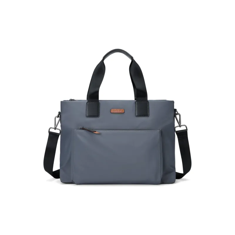 GOLF Oxford Fabric Blend Commute Bag Shoulder Bag Crossbody Bag Briefcase Large Size Men's Black/Gray-7