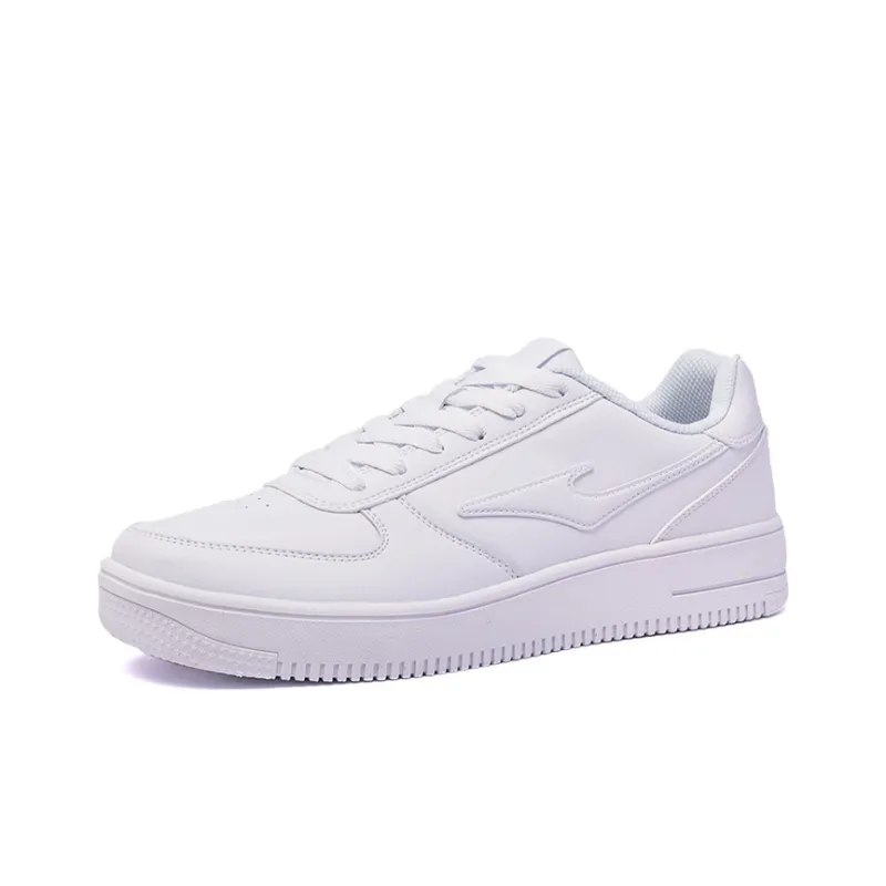 Erke Low Top Skateboard Shoes Men's White-1