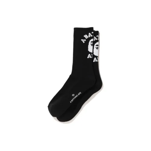 A BATHING APE Unisex Mid-Calf Socks