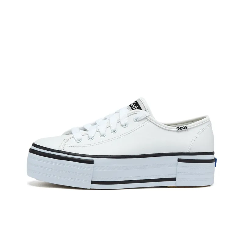Keds Skateboard Shoes Women's Low-Top White/Black-0