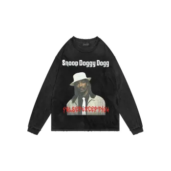 False Perception Long Sleeved Unisex Washed Black