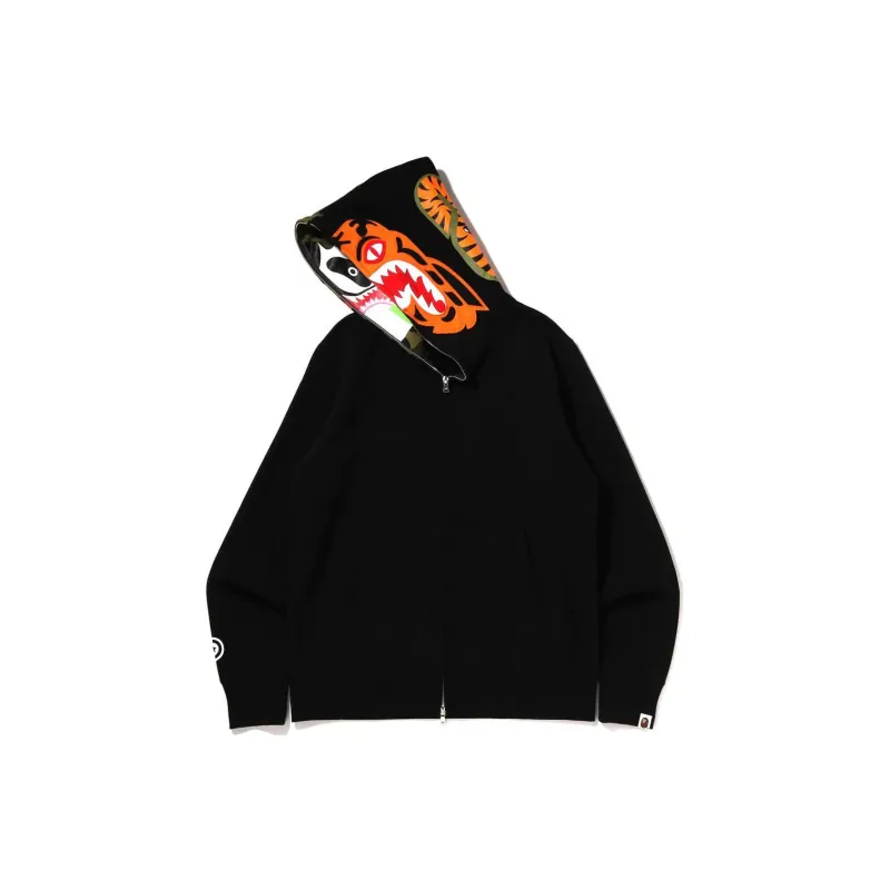 A BATHING APE Crazy Face Full Zip Hoodie-1