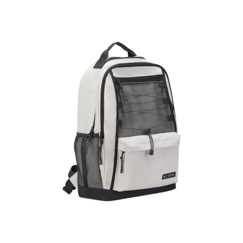OIWAS Fabric Laptop Bag Backpack Unisex Gray, Beige-2