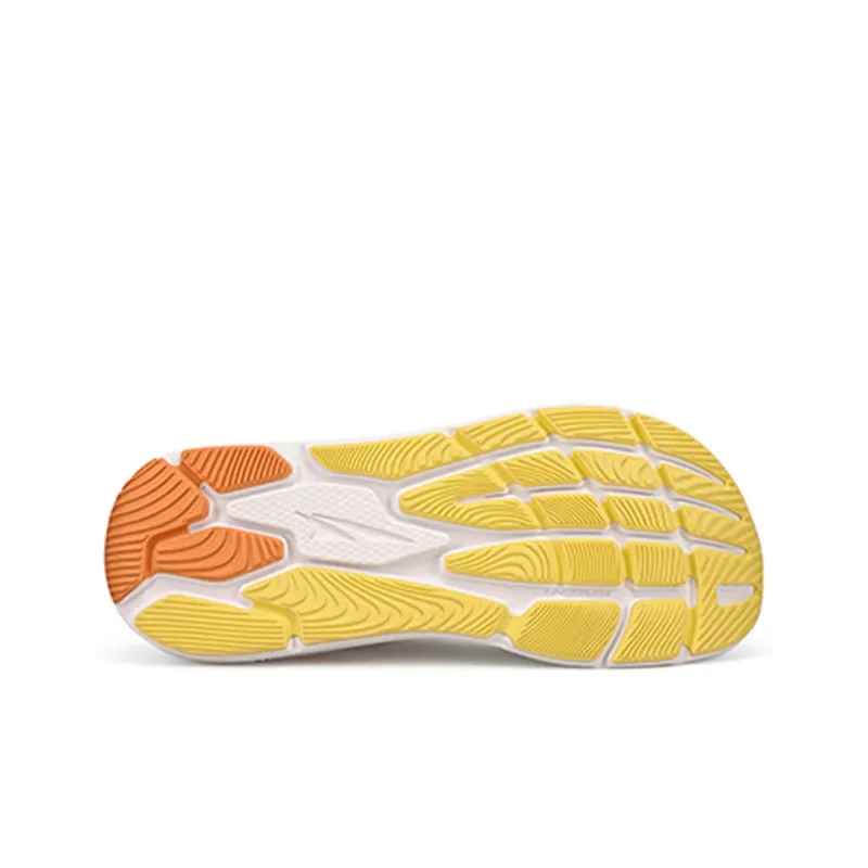 Altra Cushioned Slip-Resistant Abrasion-Resistant Low-Top Running Shoes Women's Yellow White-3