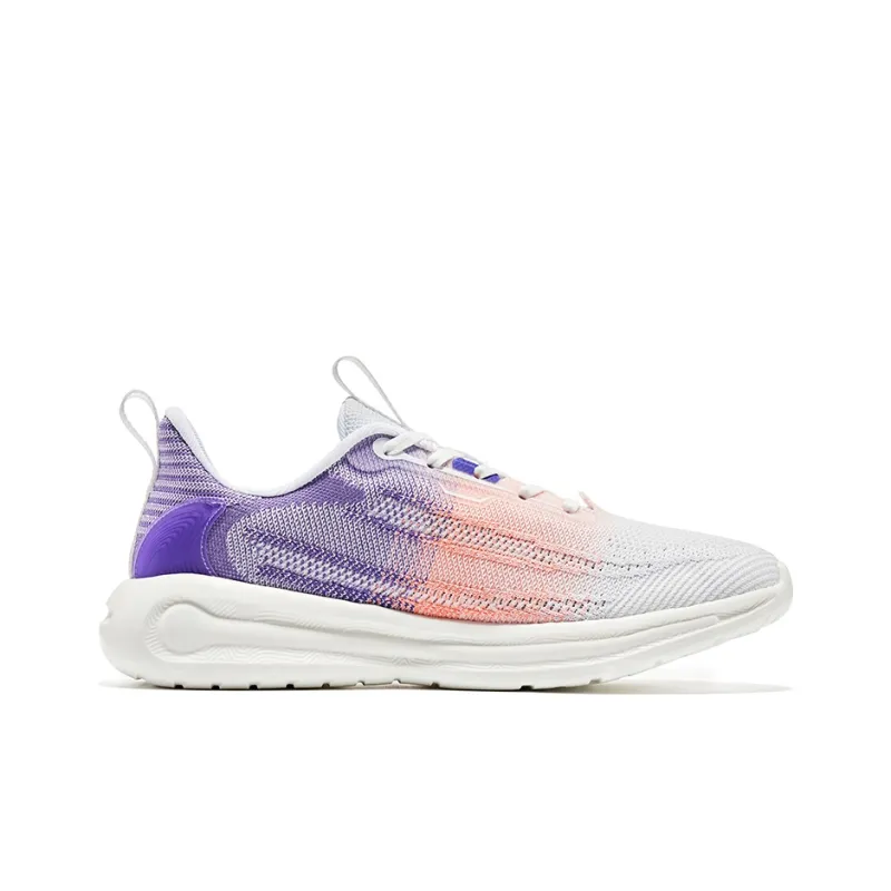 Erke Bounce Low-Top Running Shoes Men's White Orange-1