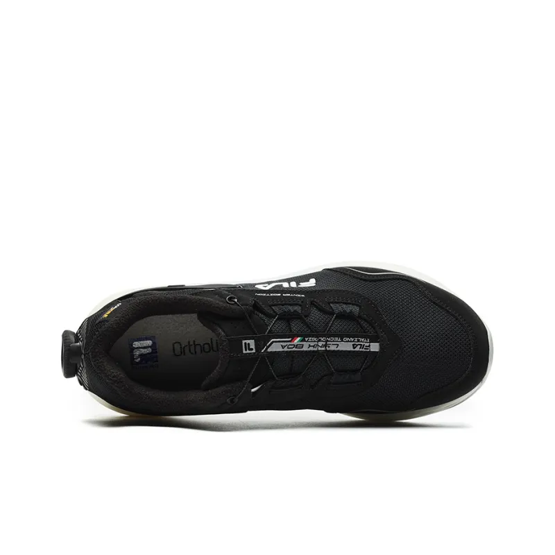 FILA LYNX BOA Cushioned Slip Resistant Low Top Running Shoes Women's Black-2