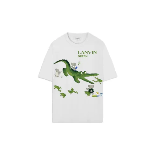 Lanvin T-Shirts Unisex White