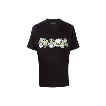AMIRI Flower Logo Tee