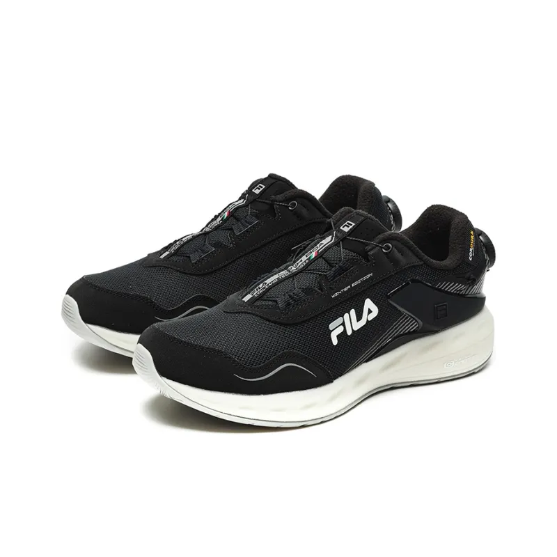FILA LYNX BOA Cushioned Slip Resistant Low Top Running Shoes Women's Black-1