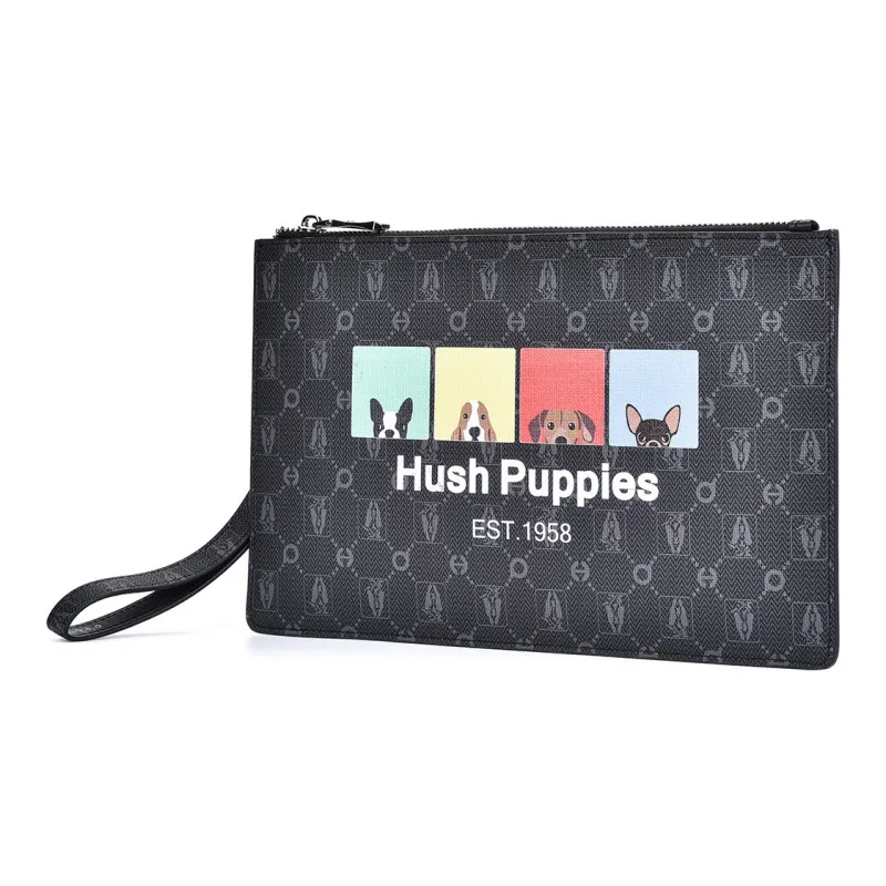 Hush Puppies PVC Clutches Wallets Small Size Men's Gray-4