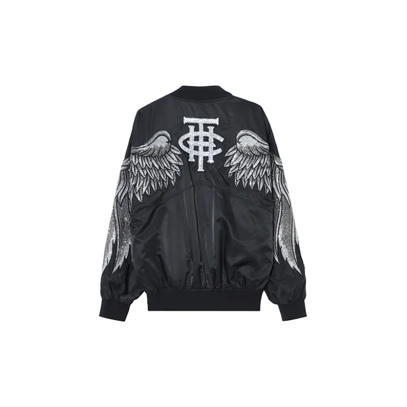 TCH 'Money 'Leopard' Full Collection Heavy Duty Rhinestone Feather Print' Jackets & Coats Unisex-1