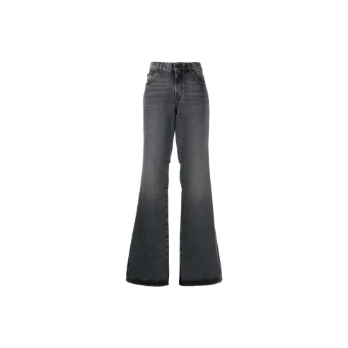 OFF-WHITE High-waist Wide-leg Jeans