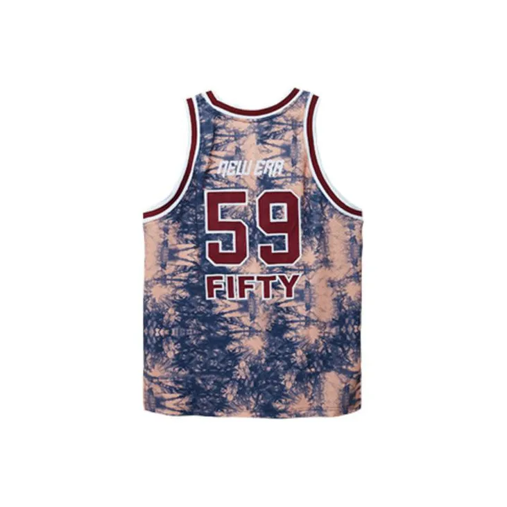 New Era Basketball Jerseys Unisex Brown-1