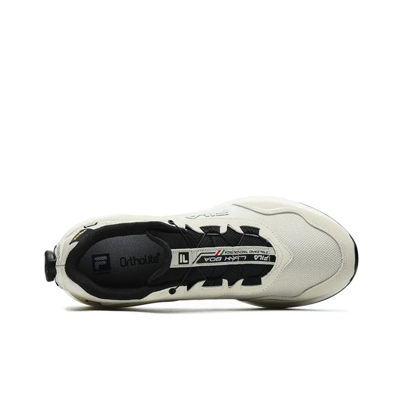 FILA Athletics Lynx Boa Sneakers 'Cream White Black'-2