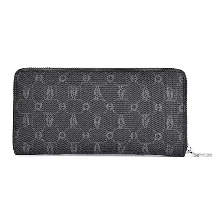 Hush Puppies PVC Clutches Wallets Small Size Men's Gray-2