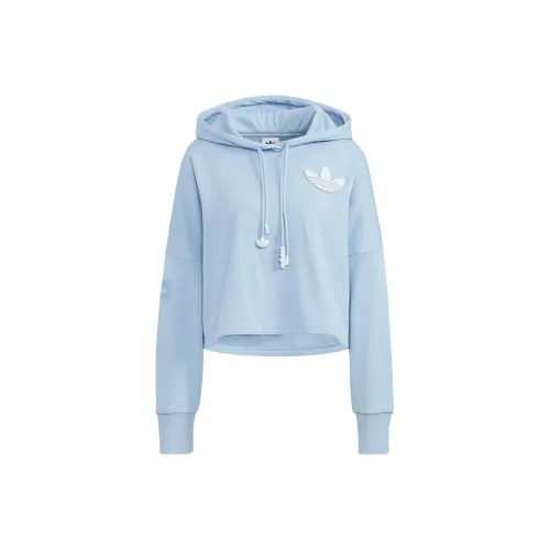 Adidas Originals ADICOLOR HOODIE Sweatshirts Women's Blue