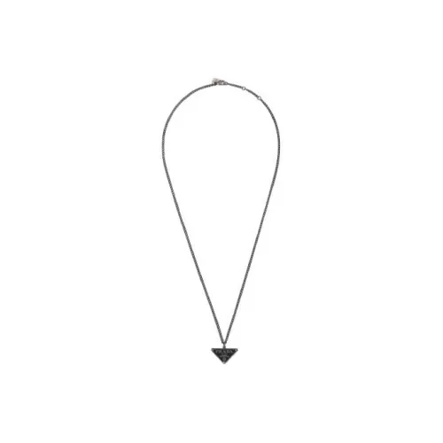 PRADA Necklaces Unisex Black