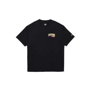 New Era SS22 Crew Neck Fitted Straight Short Sleeved T Shirt Unisex Black