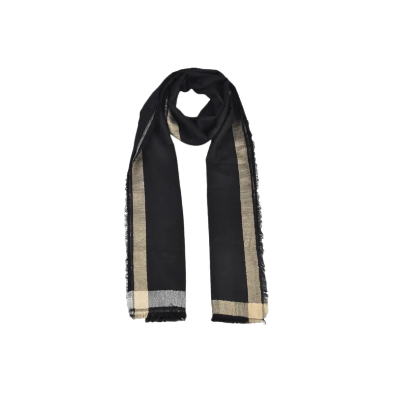 KENMONT Knit Scarves Women's Black-0