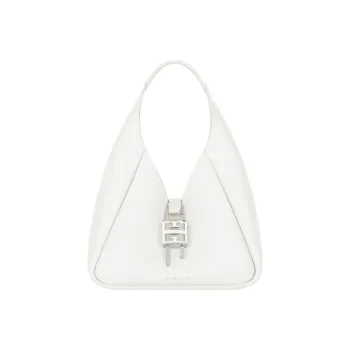 GIVENCHY Grained Calfskin Handbag Mini Women's White