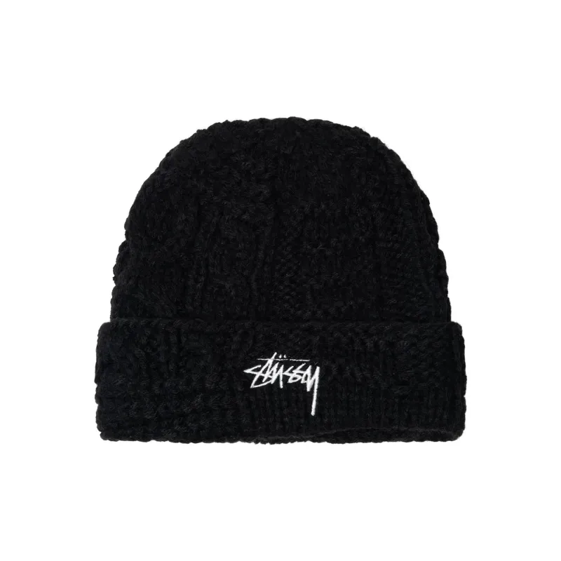 Stussy Knit Patchwork Beanie-0