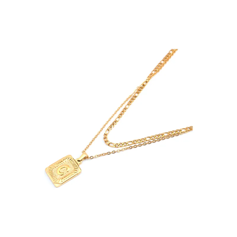 Cooraree Titanium Steel Necklaces Unisex-1
