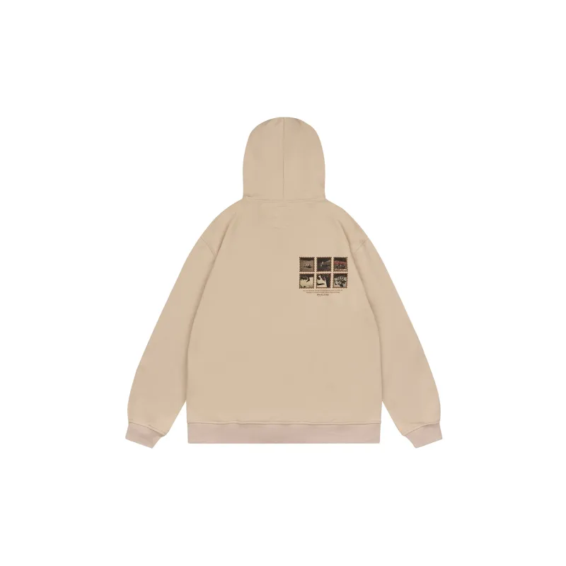 FEAROM Hooded Loose Fit Sweatshirt Unisex-1