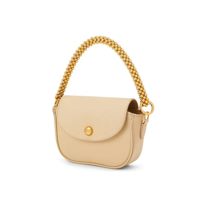 CHARLES&KEITH Cow Leather Envelope Bag, One Shoulder Handbag Women's Sand/Animal Print Black Brown-1