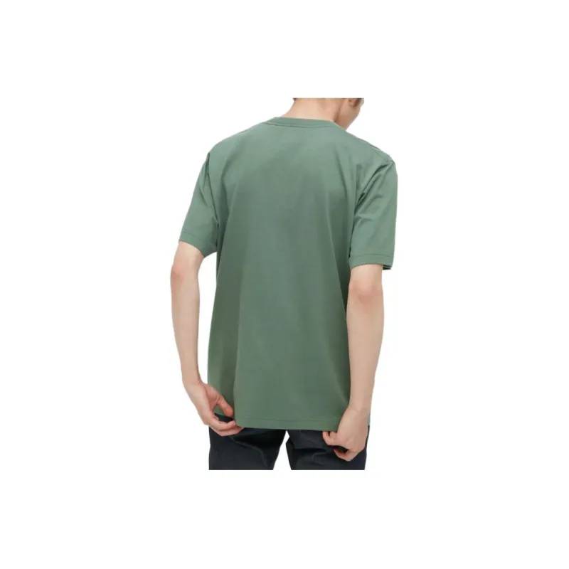 UNIQLO Fitted T-Shirt Unisex Green-1