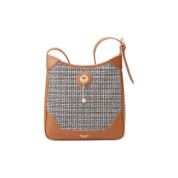 Sound For Life PU Tote Bag Shopping Bag Bucket Bag Shoulder Bag Large Size Women's Coffee/Khaki