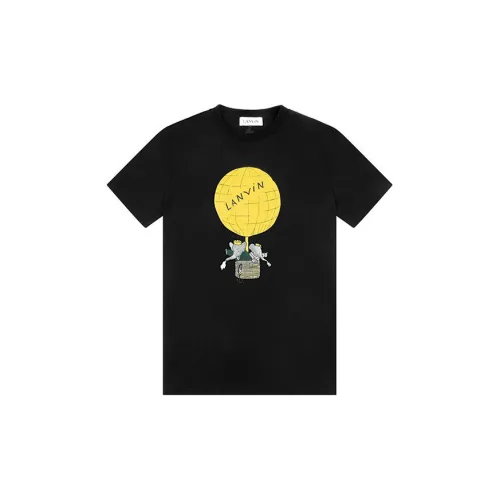 Lanvin T-Shirts Unisex Black