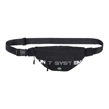 MostwantedLab PVC Fanny Pack Small Size Unisex Black/Ecru