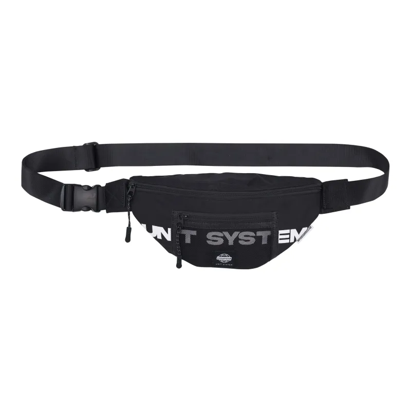 MostwantedLab PVC Fanny Pack Small Size Unisex Black/Ecru-0