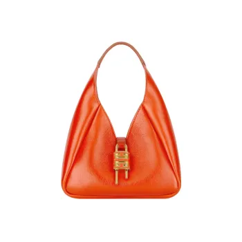 GIVENCHY Grained Calfskin Handbag Mini Women's Orange