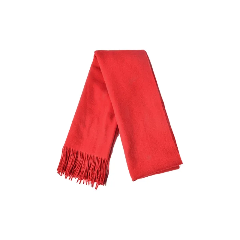 KENMONT Knit Scarves Women's Red-1