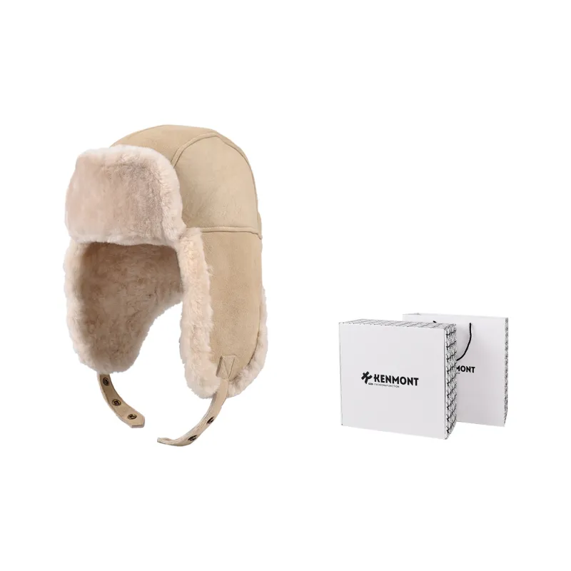 KENMONT Genuine Leather Trapper Hats Women's-10