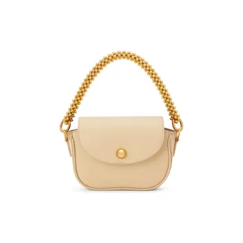 CHARLES&KEITH Cow Leather Envelope Bag, One Shoulder Handbag Women's Sand/Animal Print Black Brown