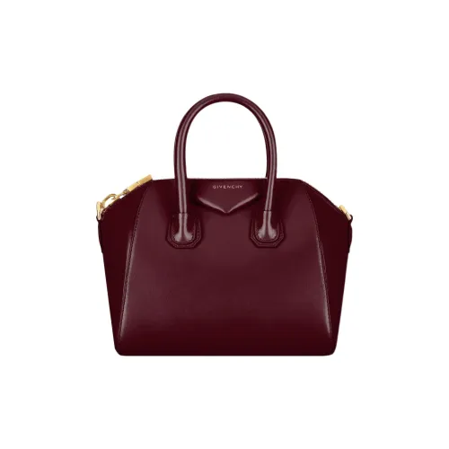 GIVENCHY Antigona Calfskin Shoulder Bag Crossbody Bag Handbag Mini Women's Burgundy