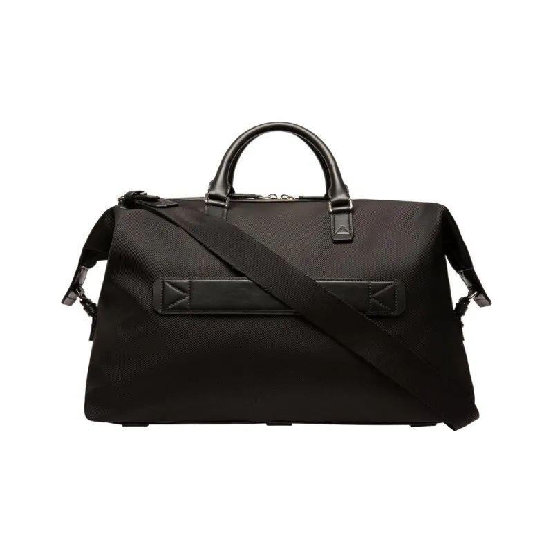 BALLY Nylon With Leather Detail Handbag, Shoulder Bag, Crossbody Bag, Travel Bag Men's Black-2