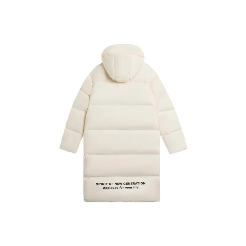 LiNing Sports Life Collection Down Jacket Unisex Ecru-1